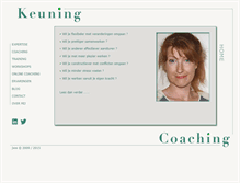 Tablet Screenshot of keuningcoaching.nl